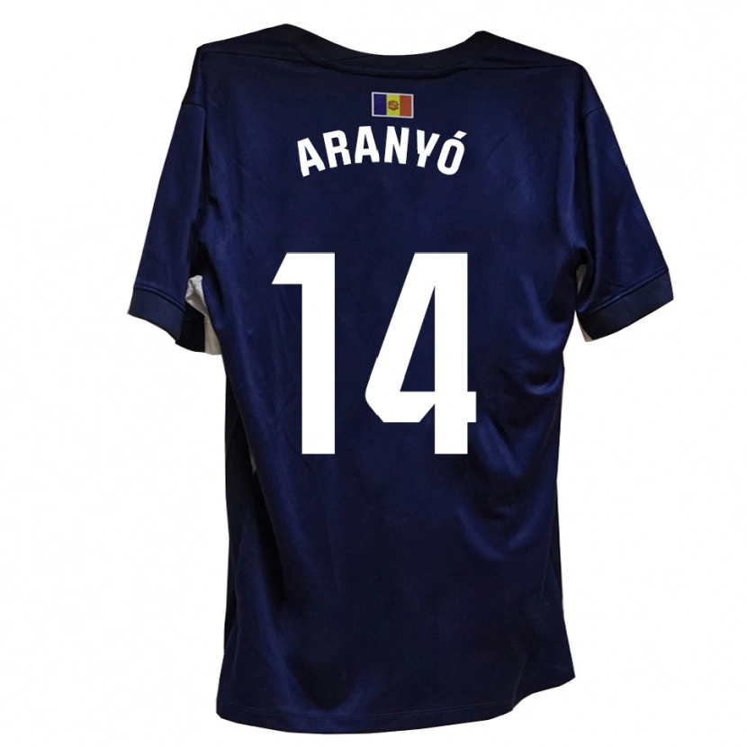 Danxen Herren Marc Aranyó #14 Marineblau Weiß Heimtrikot Trikot 2025/26 T-Shirt Schweiz