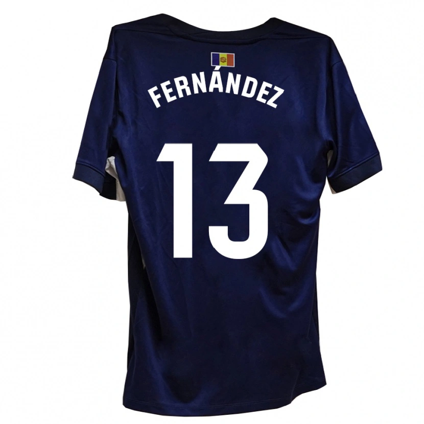 Danxen Herren Ferran Fernández #13 Marineblau Weiß Heimtrikot Trikot 2025/26 T-Shirt Schweiz