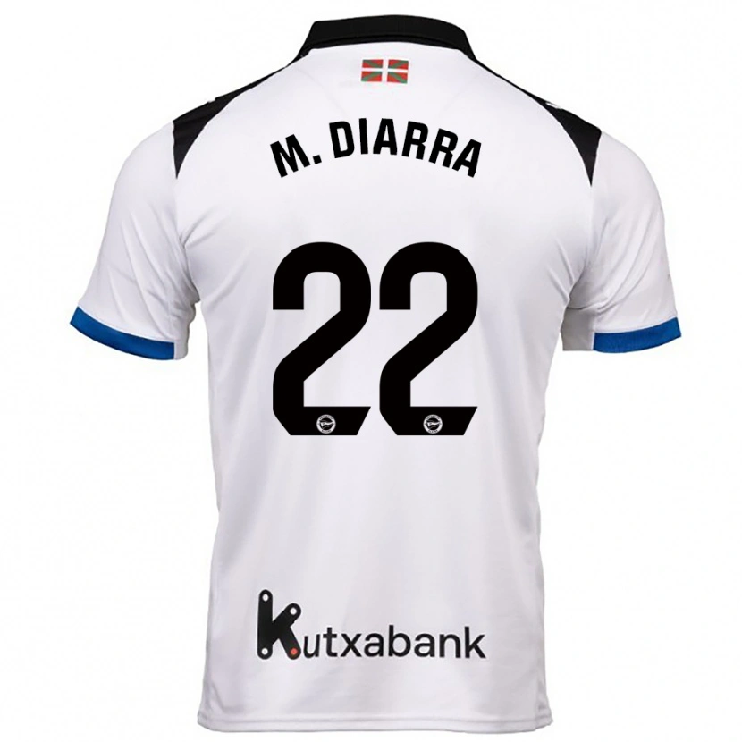 Danxen Herren Moussa Diarra #22 Weiß Blau Auswärtstrikot Trikot 2025/26 T-Shirt Schweiz