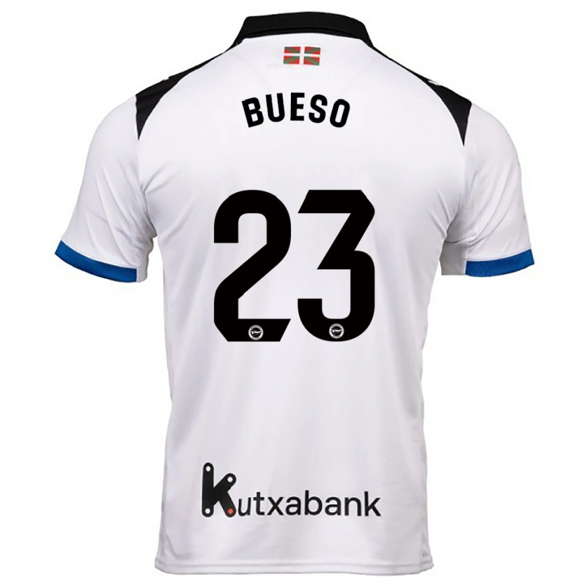 Danxen Herren Alejandro Bueso #23 Weiß Blau Auswärtstrikot Trikot 2025/26 T-Shirt Schweiz