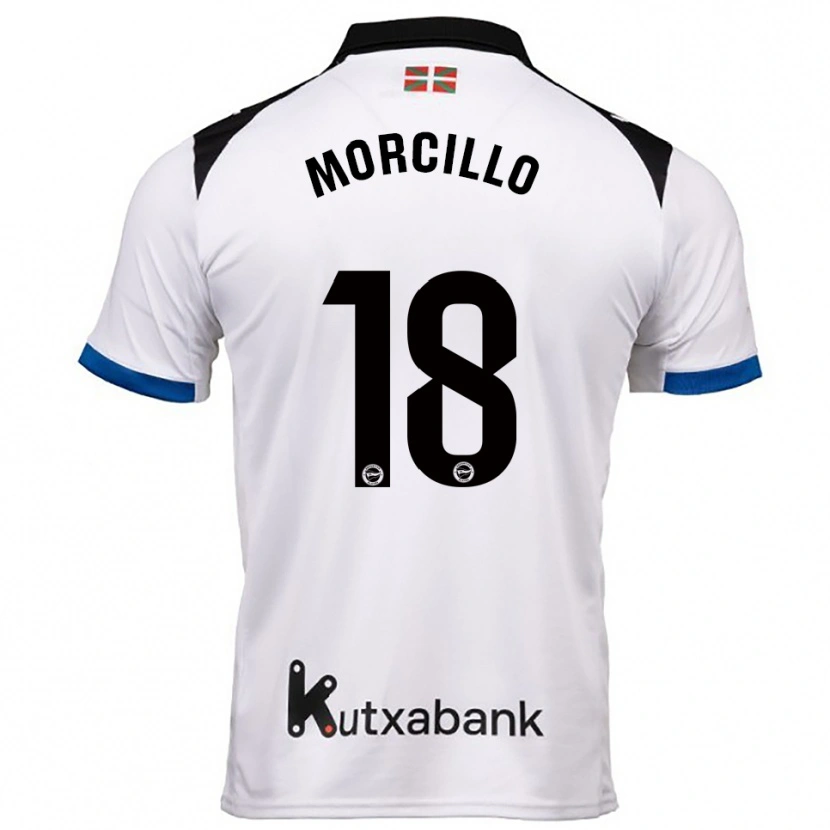 Danxen Herren Diego Morcillo #18 Weiß Blau Auswärtstrikot Trikot 2025/26 T-Shirt Schweiz
