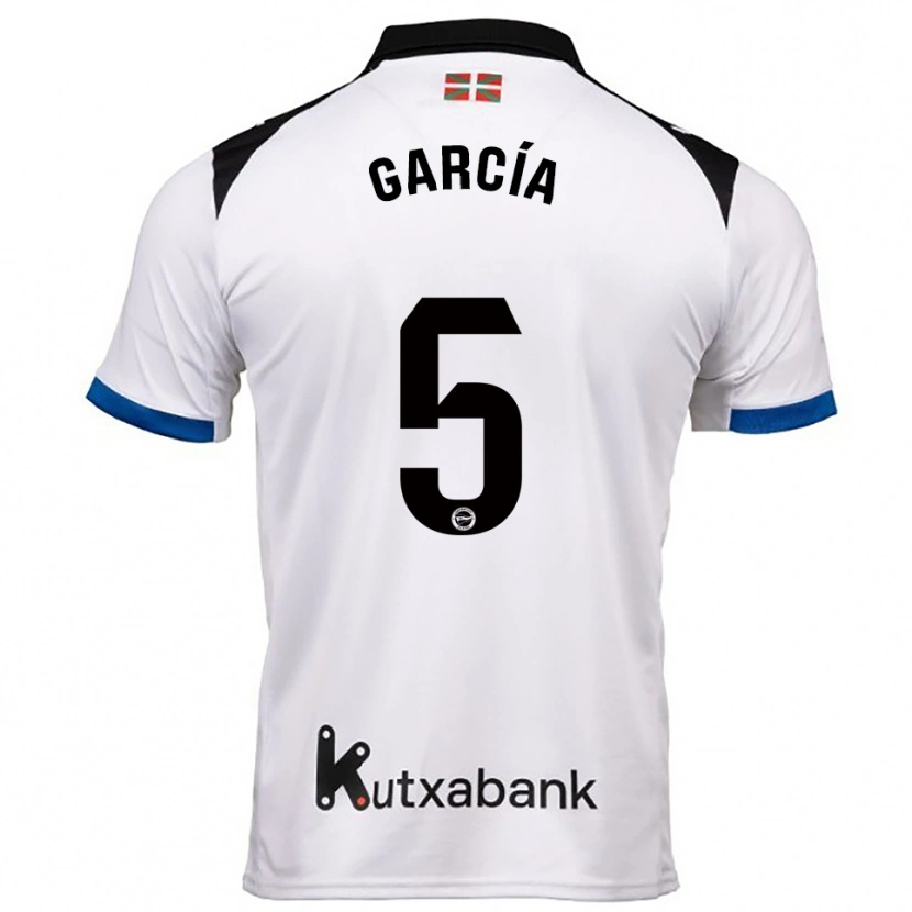 Danxen Herren Álvaro García #5 Weiß Blau Auswärtstrikot Trikot 2025/26 T-Shirt Schweiz