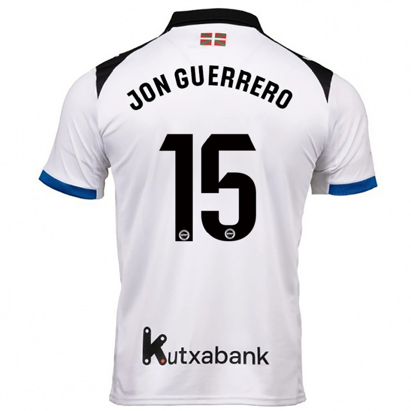 Danxen Herren Julen Jon Guerrero #15 Weiß Blau Auswärtstrikot Trikot 2025/26 T-Shirt Schweiz