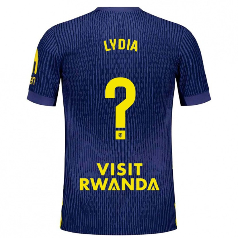 Danxen Herren Lydia Rodríguez #0 Marine Gelb Auswärtstrikot Trikot 2025/26 T-Shirt Schweiz