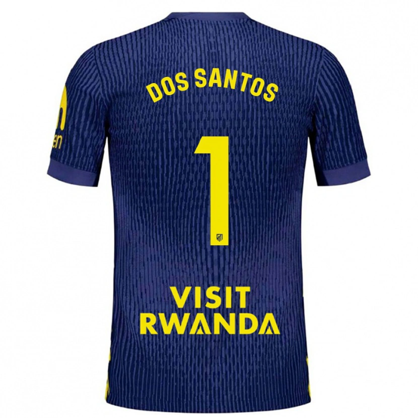 Danxen Herren Alex Dos Santos #1 Marine Gelb Auswärtstrikot Trikot 2025/26 T-Shirt Schweiz