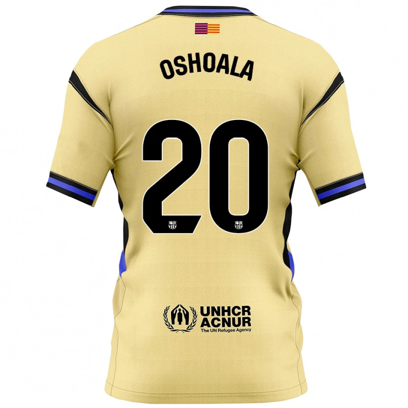 Danxen Herren Asisat Oshoala #20 Gelb Schwarz Auswärtstrikot Trikot 2025/26 T-Shirt Schweiz