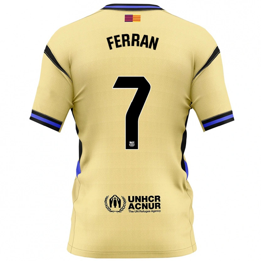 Danxen Herren Ferran Torres #7 Gelb Schwarz Auswärtstrikot Trikot 2025/26 T-Shirt Schweiz