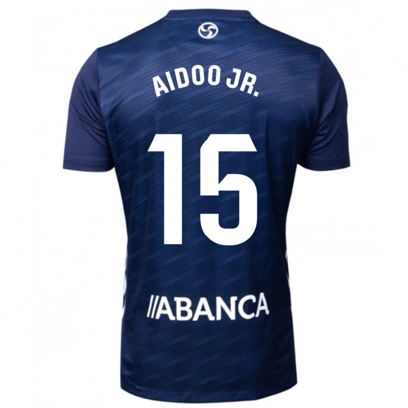 Danxen Herren Joseph Aidoo #15 Marine Weiß Auswärtstrikot Trikot 2025/26 T-Shirt Schweiz