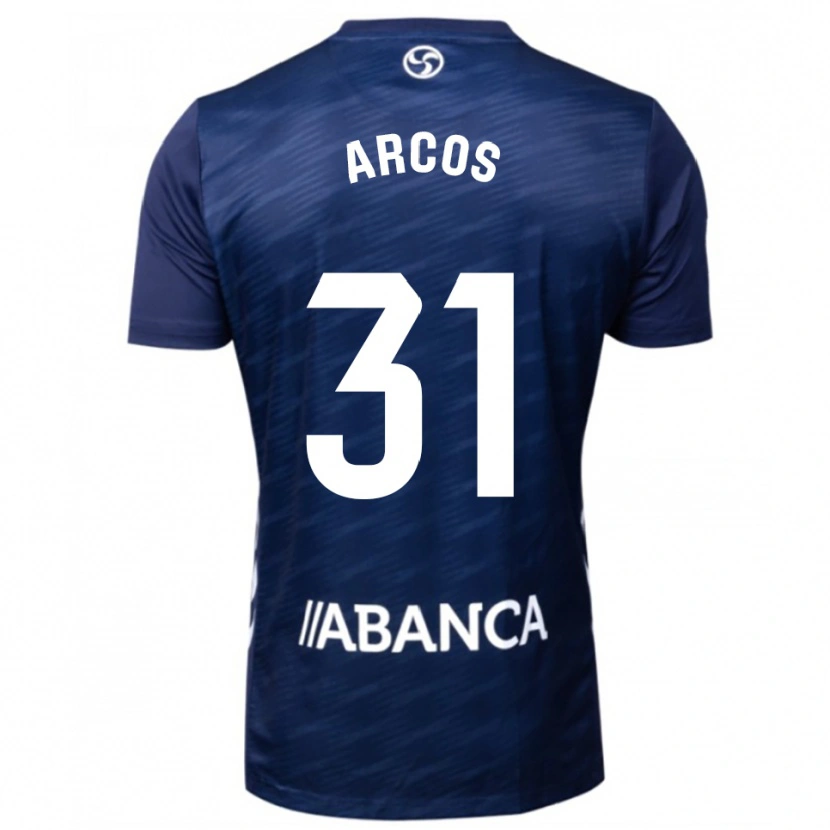 Danxen Herren Ángel Arcos #31 Marine Weiß Auswärtstrikot Trikot 2025/26 T-Shirt Schweiz