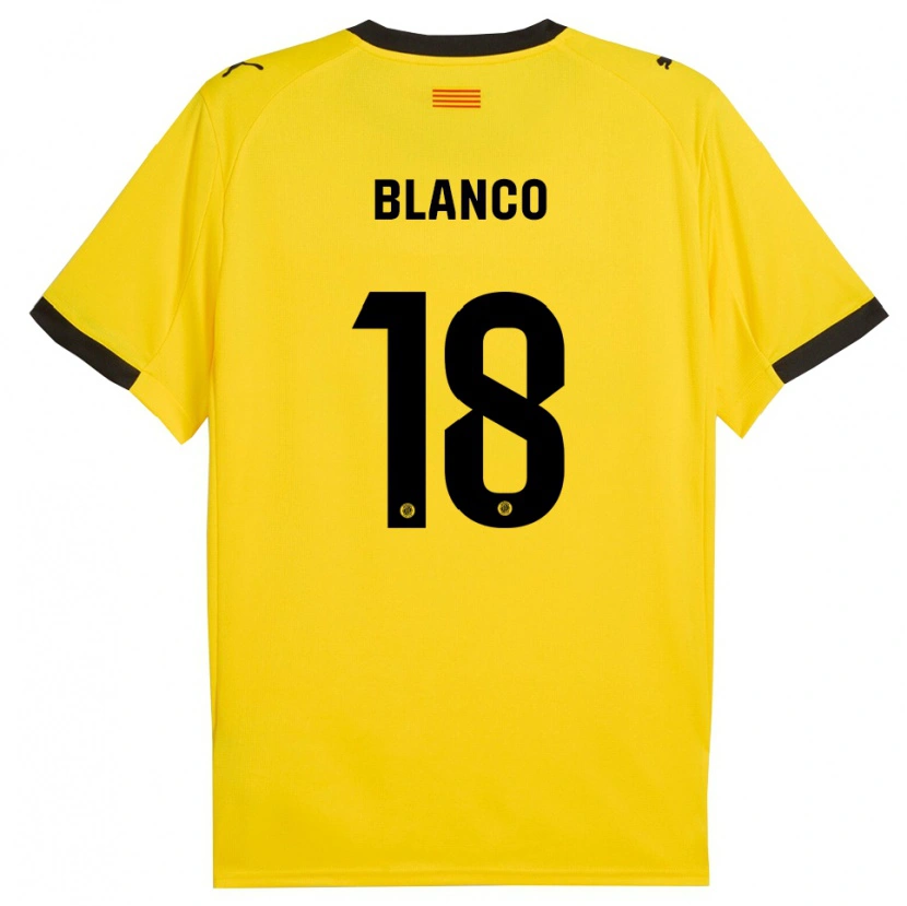 Danxen Herren Aaron Blanco #18 Gelb Schwarz Auswärtstrikot Trikot 2025/26 T-Shirt Schweiz