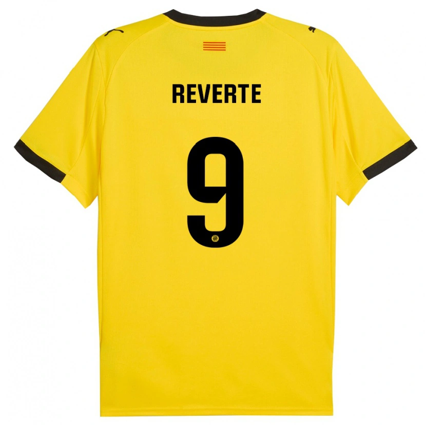 Danxen Herren Unai Reverte #9 Gelb Schwarz Auswärtstrikot Trikot 2025/26 T-Shirt Schweiz