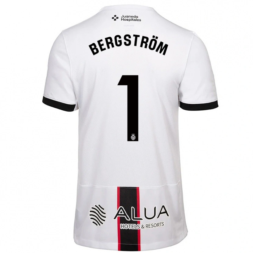 Danxen Herren Lucas Bergström #1 Weiß Schwarz Auswärtstrikot Trikot 2025/26 T-Shirt Schweiz