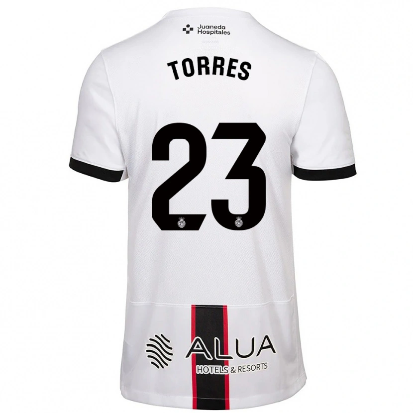 Danxen Herren Iker Torres #23 Weiß Schwarz Auswärtstrikot Trikot 2025/26 T-Shirt Schweiz