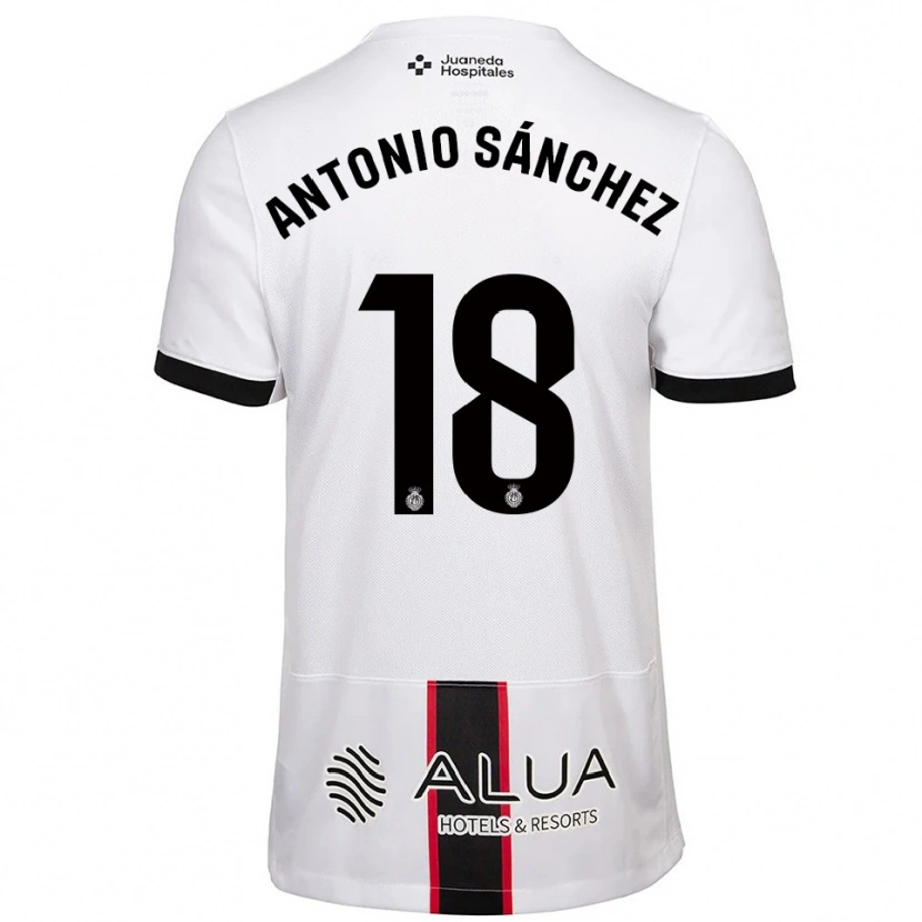 Danxen Herren Antonio Sánchez #18 Weiß Schwarz Auswärtstrikot Trikot 2025/26 T-Shirt Schweiz