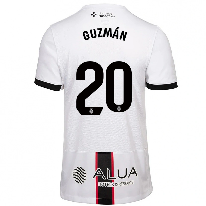 Danxen Herren Samuel Guzmán #20 Weiß Schwarz Auswärtstrikot Trikot 2025/26 T-Shirt Schweiz