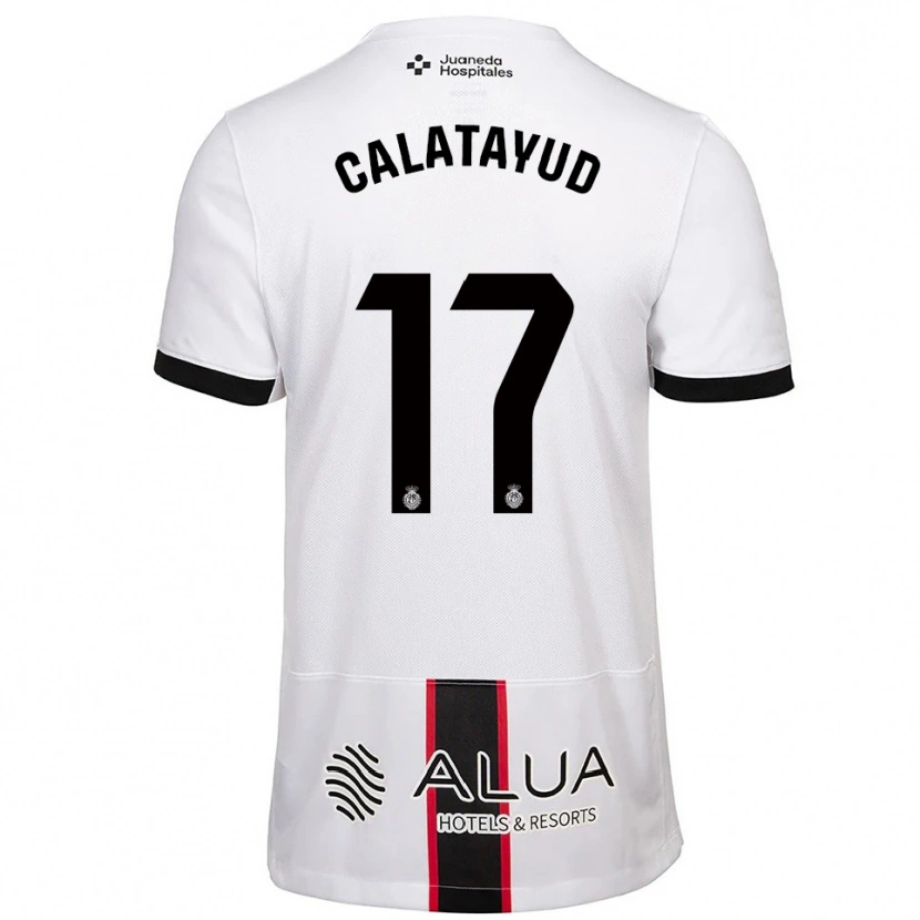 Danxen Herren Miguel Calatayud #17 Weiß Schwarz Auswärtstrikot Trikot 2025/26 T-Shirt Schweiz