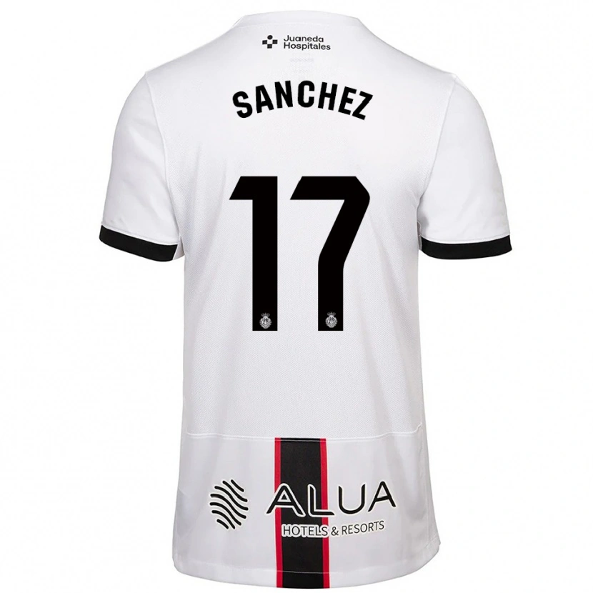 Danxen Herren Avelino Sánchez #17 Weiß Schwarz Auswärtstrikot Trikot 2025/26 T-Shirt Schweiz