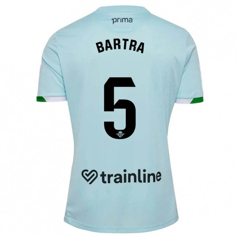 Danxen Herren Marc Bartra #5 Himmelblau Grün Auswärtstrikot Trikot 2025/26 T-Shirt Schweiz