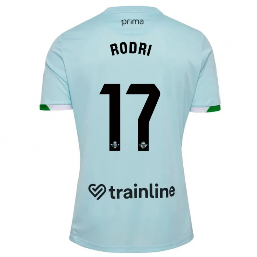 Danxen Herren Rodri Sanchez #17 Himmelblau Grün Auswärtstrikot Trikot 2025/26 T-Shirt Schweiz