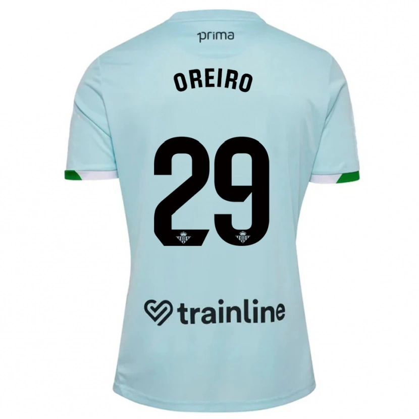 Danxen Herren Jorge Oreiro #29 Himmelblau Grün Auswärtstrikot Trikot 2025/26 T-Shirt Schweiz