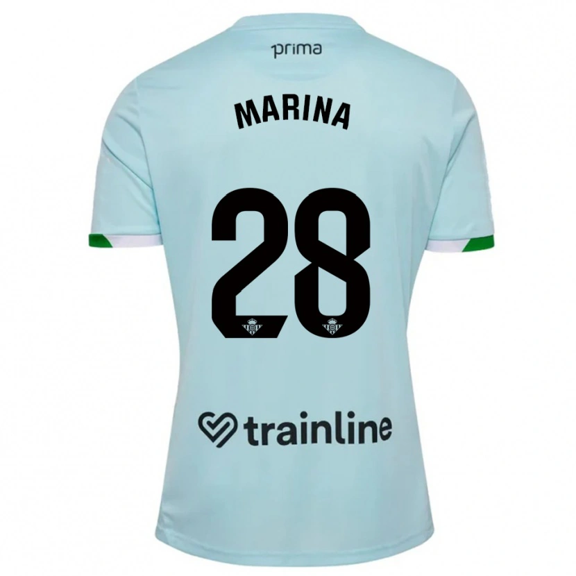 Danxen Herren Marina Sánchez #28 Himmelblau Grün Auswärtstrikot Trikot 2025/26 T-Shirt Schweiz