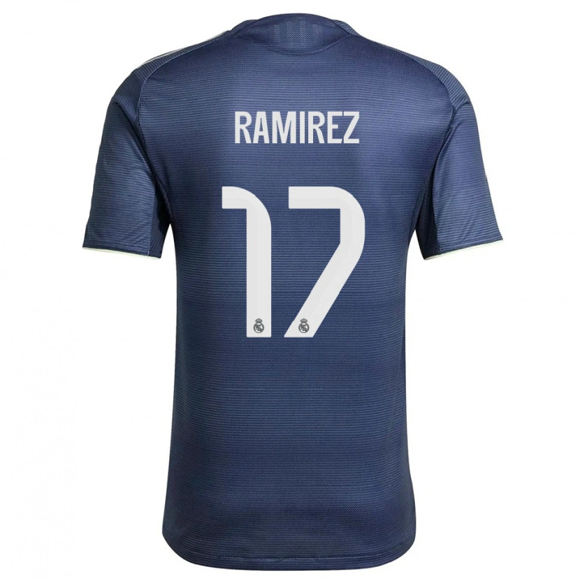 Danxen Herren Darío Ramírez #17 Marine Silber Auswärtstrikot Trikot 2025/26 T-Shirt Schweiz