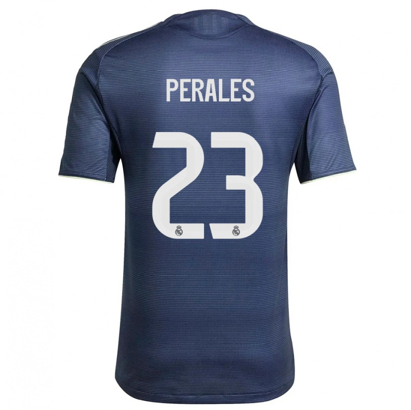 Danxen Herren Miguel Perales #23 Marine Silber Auswärtstrikot Trikot 2025/26 T-Shirt Schweiz