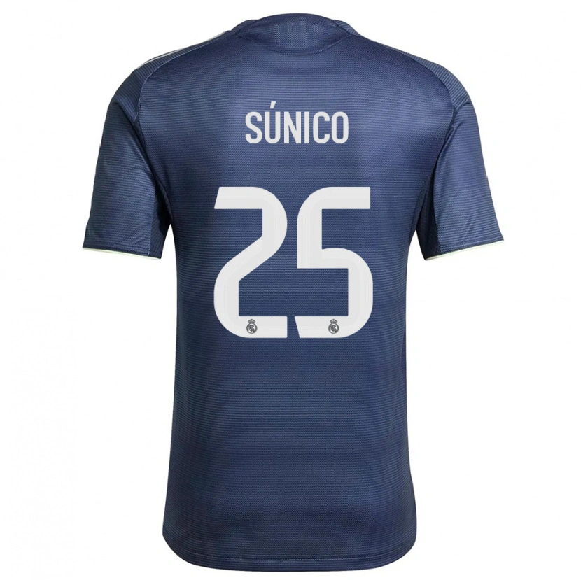 Danxen Herren Guille Súnico #25 Marine Silber Auswärtstrikot Trikot 2025/26 T-Shirt Schweiz