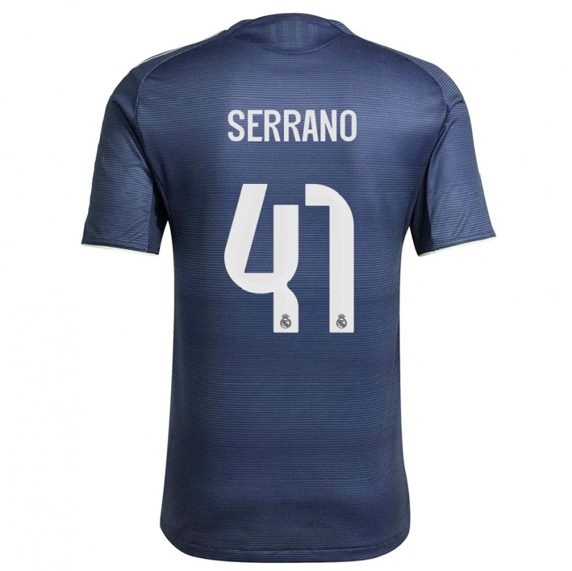Danxen Herren Manu Serrano #41 Marine Silber Auswärtstrikot Trikot 2025/26 T-Shirt Schweiz