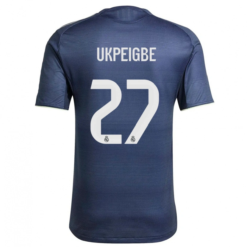 Danxen Herren Melvin Ukpeigbe #27 Marine Silber Auswärtstrikot Trikot 2025/26 T-Shirt Schweiz