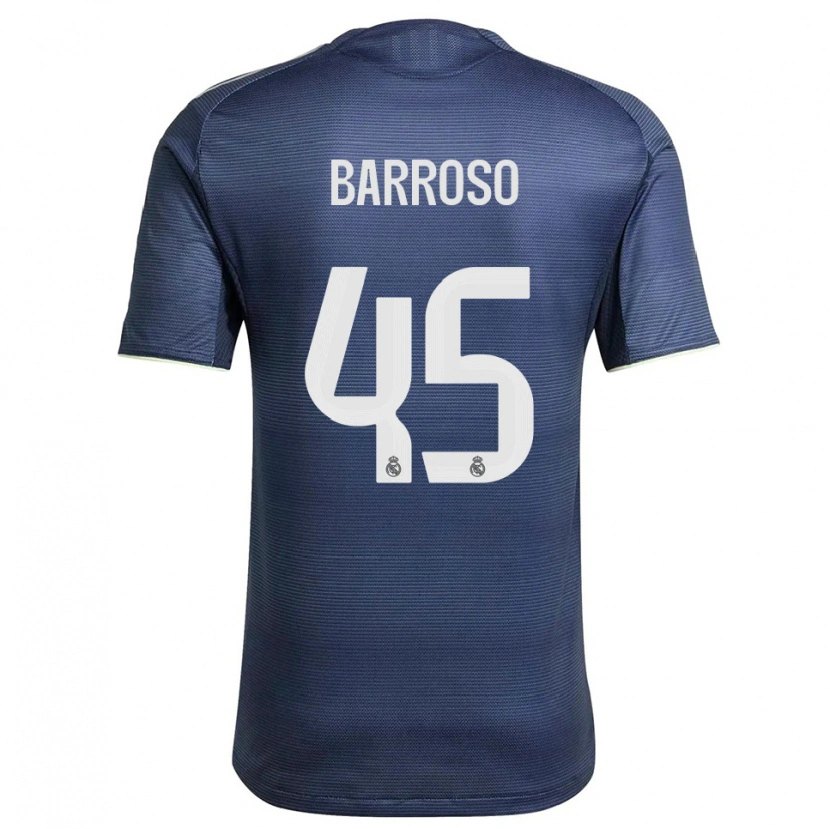 Danxen Herren Jaime Barroso #45 Marine Silber Auswärtstrikot Trikot 2025/26 T-Shirt Schweiz