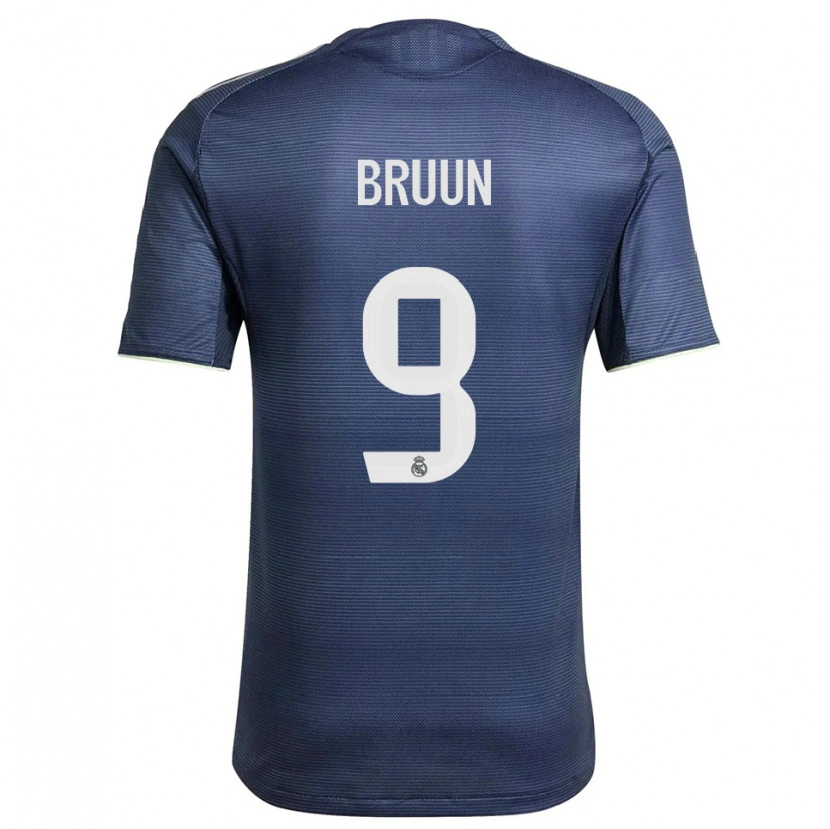 Danxen Herren Signe Bruun #9 Marine Silber Auswärtstrikot Trikot 2025/26 T-Shirt Schweiz