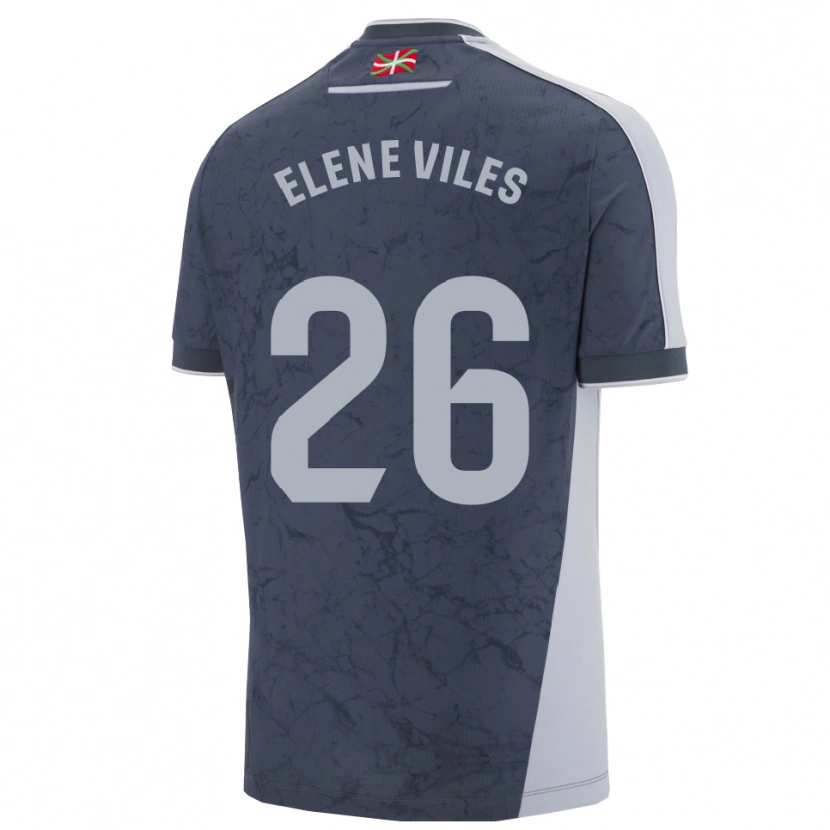 Danxen Herren Elene Viles Odriozola #26 Dunkelblau Weiß Auswärtstrikot Trikot 2025/26 T-Shirt Schweiz