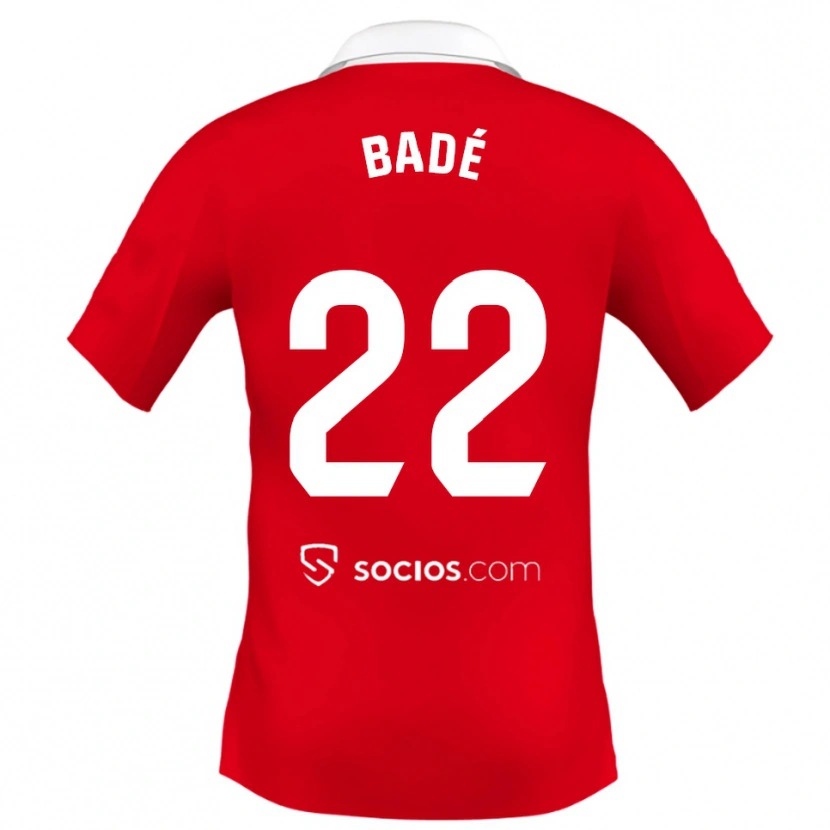 Danxen Herren Loïc Badé #22 Rot Weiß Grau Auswärtstrikot Trikot 2025/26 T-Shirt Schweiz