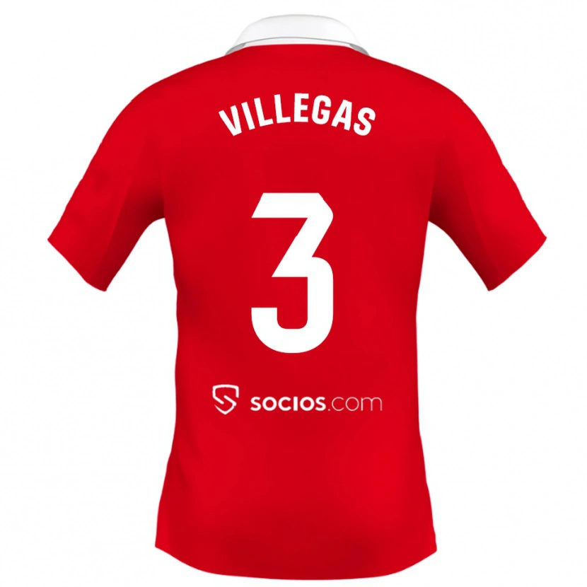 Danxen Herren Juancho Villegas #3 Rot Weiß Grau Auswärtstrikot Trikot 2025/26 T-Shirt Schweiz