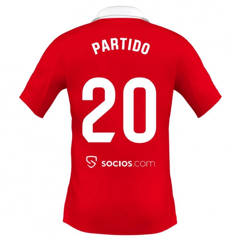 Danxen Herren Paula Partido #20 Rot Weiß Grau Auswärtstrikot Trikot 2025/26 T-Shirt Schweiz