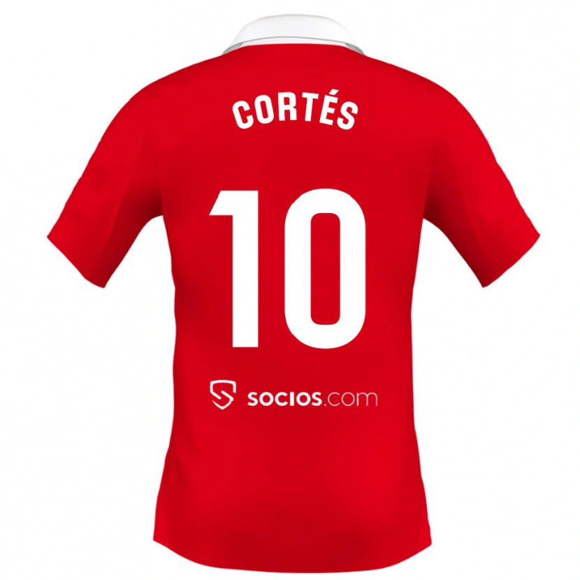 Danxen Herren Millaray Cortés #10 Rot Weiß Grau Auswärtstrikot Trikot 2025/26 T-Shirt Schweiz