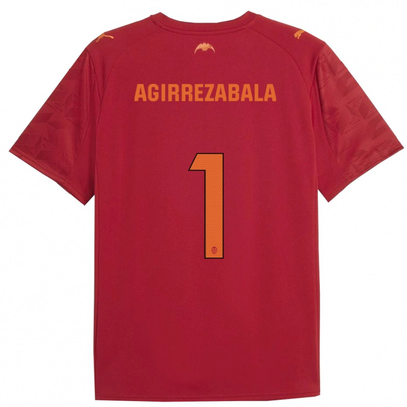 Danxen Herren Julen Agirrezabala #1 Rot Orange Auswärtstrikot Trikot 2025/26 T-Shirt Schweiz