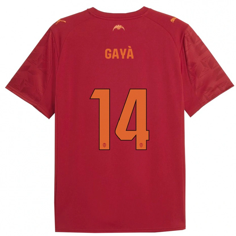 Danxen Herren José Gayà #14 Rot Orange Auswärtstrikot Trikot 2025/26 T-Shirt Schweiz