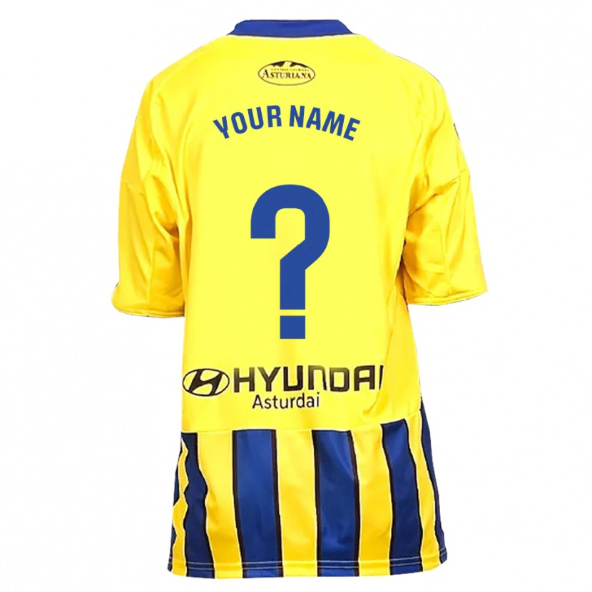 Danxen Herren Ihren Namen #0 Gelb Blau Auswärtstrikot Trikot 2025/26 T-Shirt Schweiz