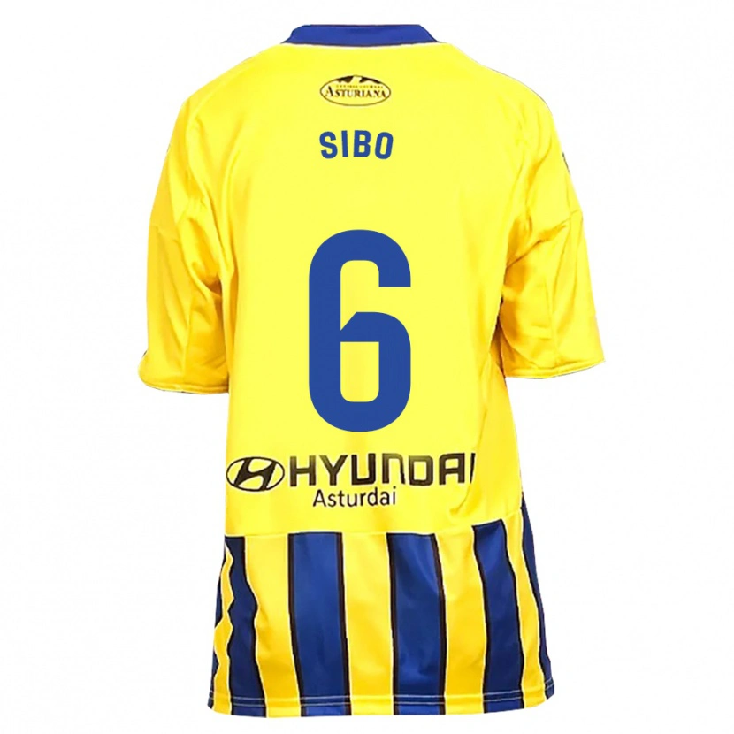 Danxen Herren Kwasi Sibo #6 Gelb Blau Auswärtstrikot Trikot 2025/26 T-Shirt Schweiz