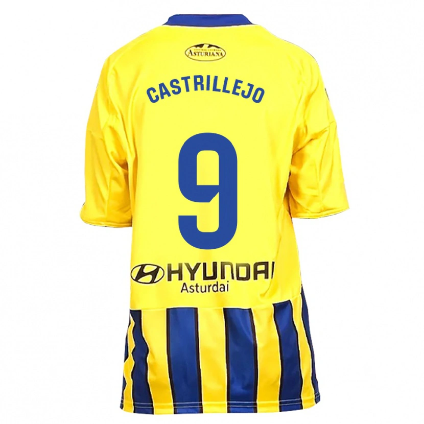 Danxen Herren Guillermo Castrillejo #9 Gelb Blau Auswärtstrikot Trikot 2025/26 T-Shirt Schweiz