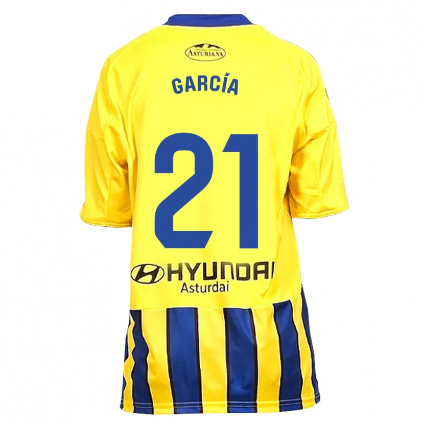 Danxen Herren Pelayo García #21 Gelb Blau Auswärtstrikot Trikot 2025/26 T-Shirt Schweiz