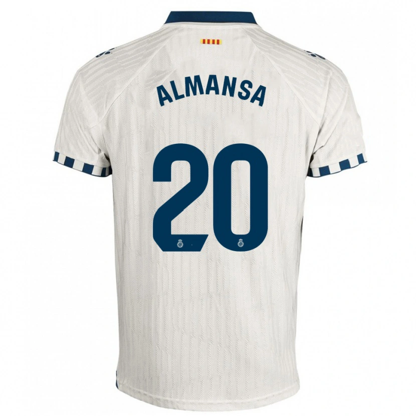 Danxen Herren Alex Almansa #20 Weiß Blau Auswärtstrikot Trikot 2025/26 T-Shirt Schweiz