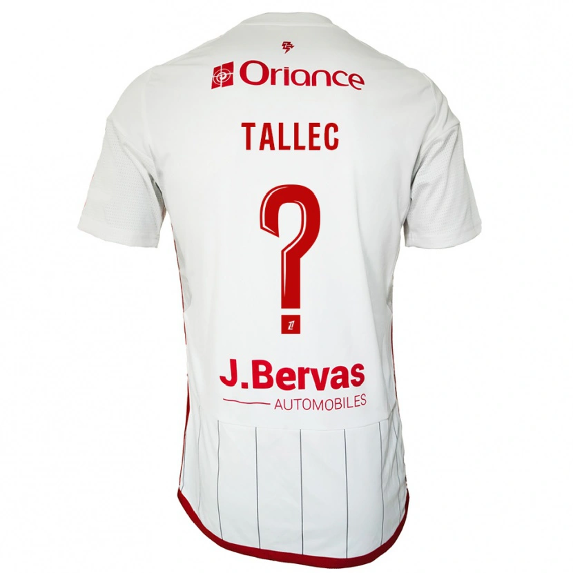 Danxen Herren Ylionna Tallec #0 Weiß Rot Auswärtstrikot Trikot 2025/26 T-Shirt Schweiz