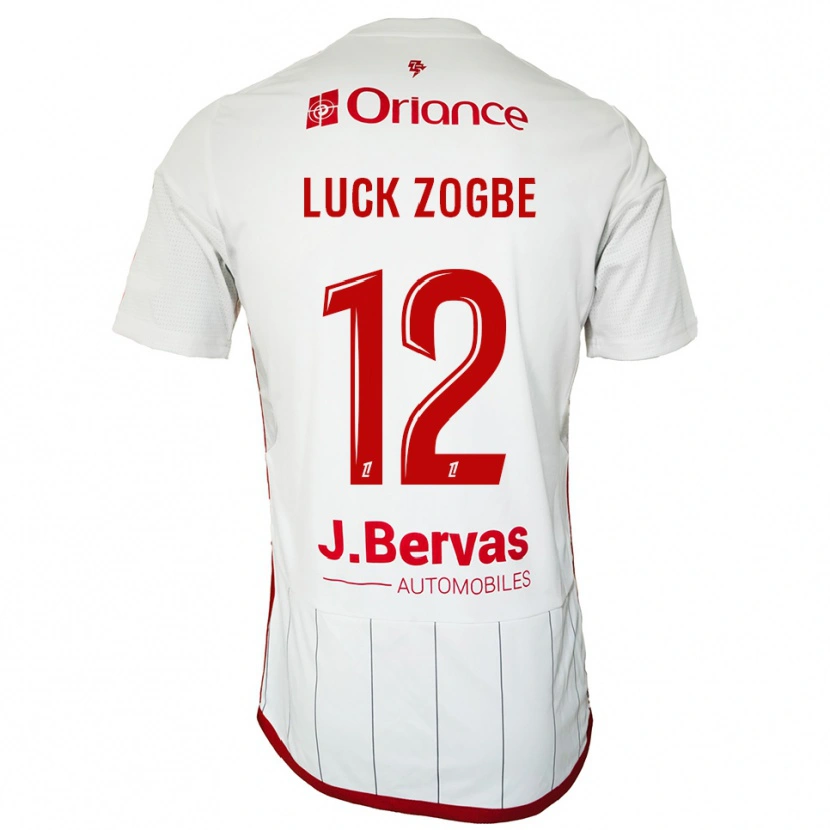 Danxen Herren Luck Zogbé #12 Weiß Rot Auswärtstrikot Trikot 2025/26 T-Shirt Schweiz
