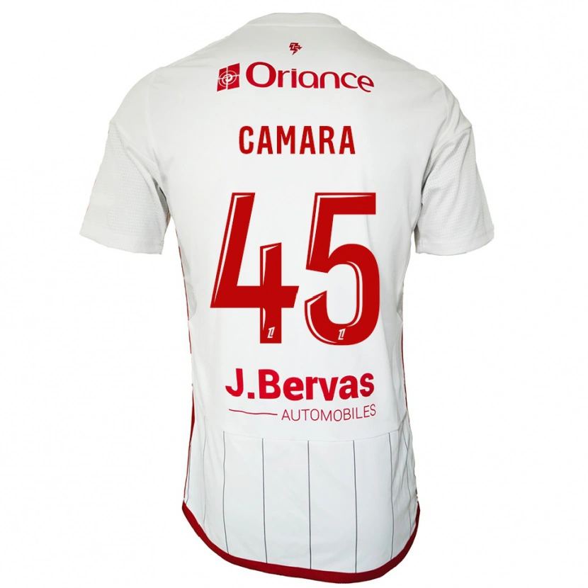 Danxen Herren Mahdi Camara #45 Weiß Rot Auswärtstrikot Trikot 2025/26 T-Shirt Schweiz