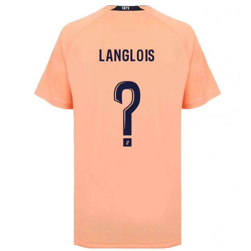 Danxen Herren Sacha Langlois #0 Orange Marineblau Auswärtstrikot Trikot 2025/26 T-Shirt Schweiz