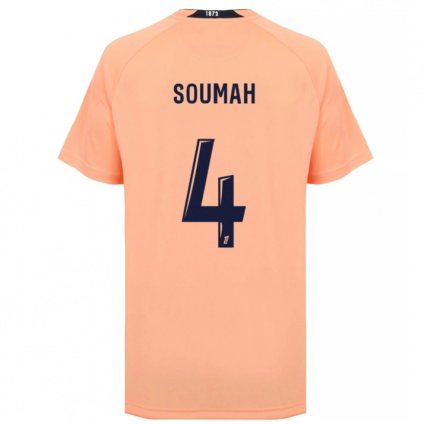 Danxen Herren Mohamed Soumah #4 Orange Marineblau Auswärtstrikot Trikot 2025/26 T-Shirt Schweiz