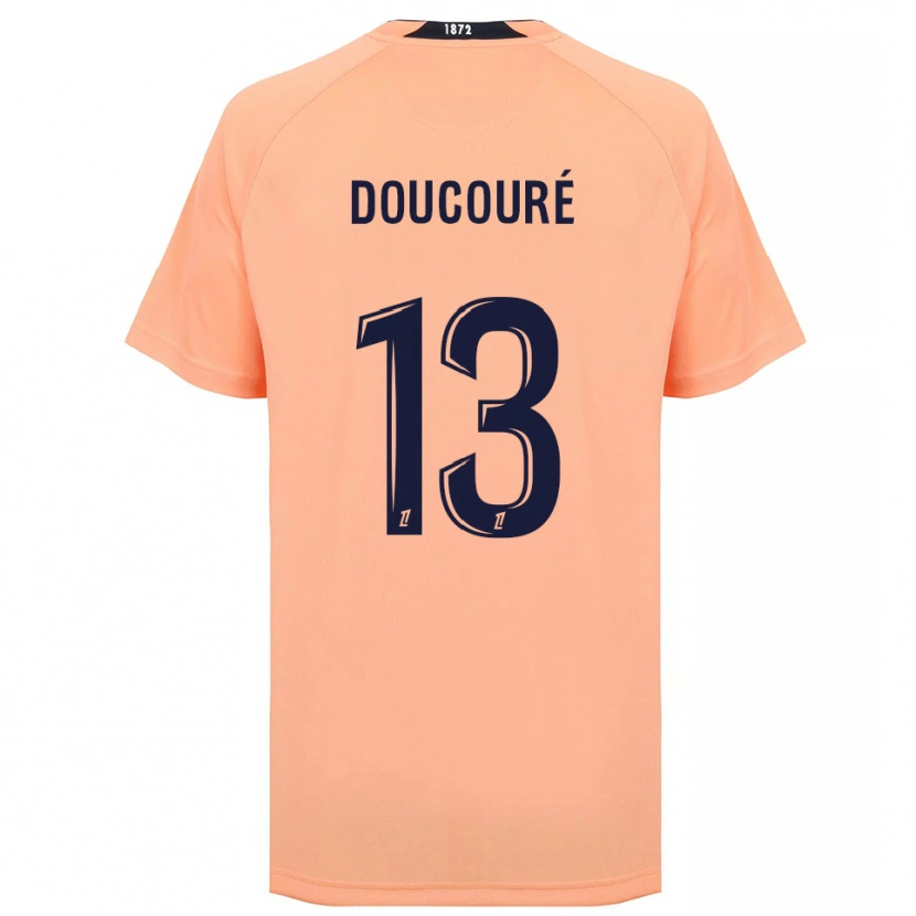 Danxen Herren Fodé Doucouré #13 Orange Marineblau Auswärtstrikot Trikot 2025/26 T-Shirt Schweiz